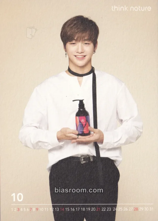 Wanna One - Daniel - Think Nature (Daniel) Other brand collaboration photocard set non-standard size mini calendar