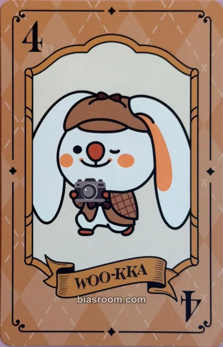 Woobin DETECTIVE CCREW Pop-Up Store Photocard - CRAVITY - CRAVITY K-pop photocard