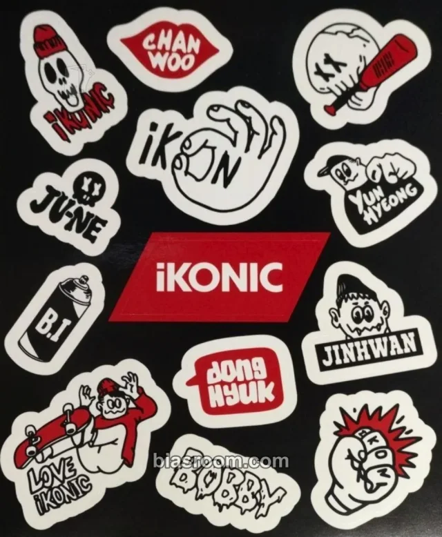 iKON - Welcome Back (Japan Debut) Album digipack version album inclusion sticker sheet