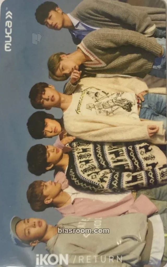 iKON - RETURN (Japan Album) Album platform music card japanese album