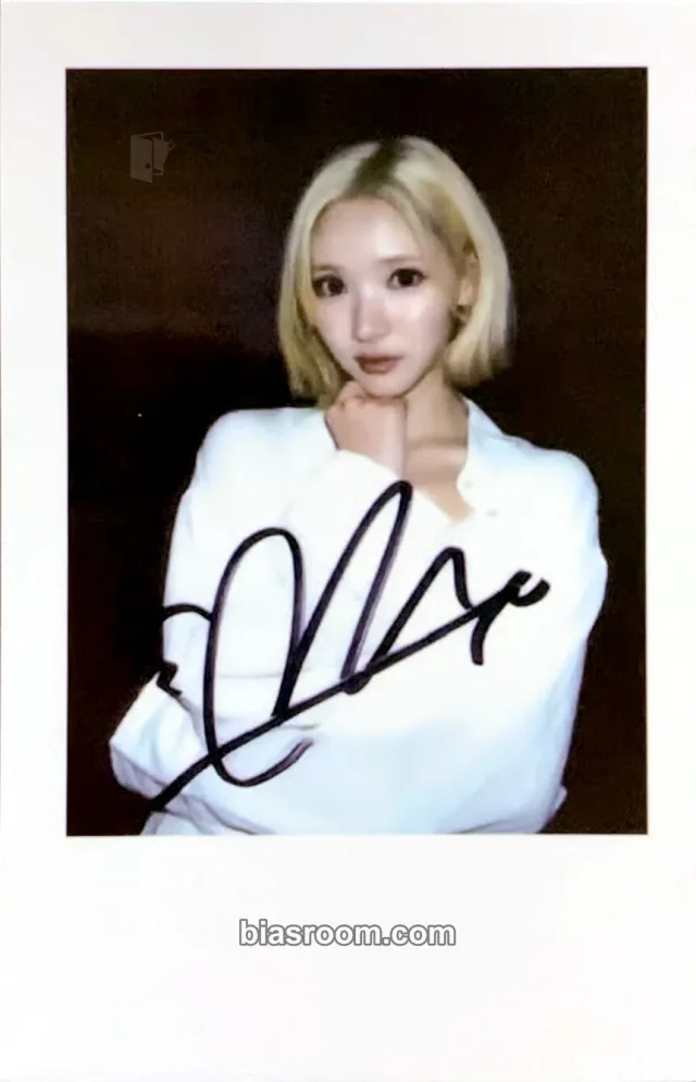 Hearts2Hearts - Jiwoo - Lemon Tang Album kmstation pob (pre-order benefit) polaroid
