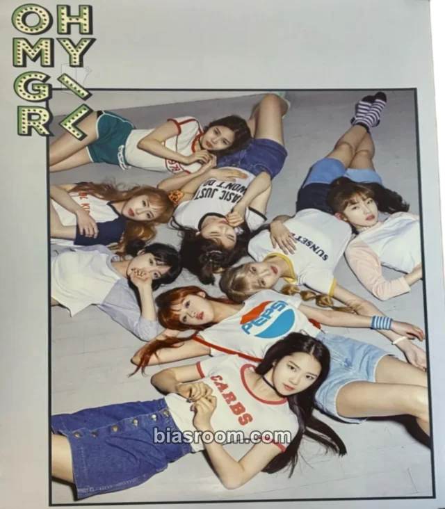 OH MY GIRL - Pink Ocean Album poster
