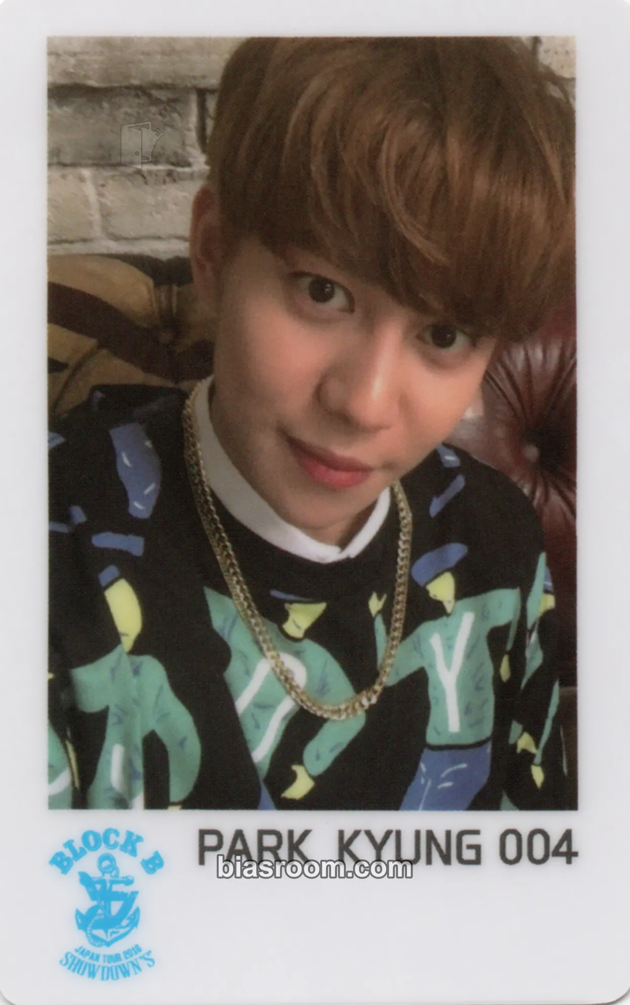 Park Kyung Block B 2016 LIVE TOUR ~SHOWDOWN 'S'~ Photocard - Block B - Block B K-pop photocard