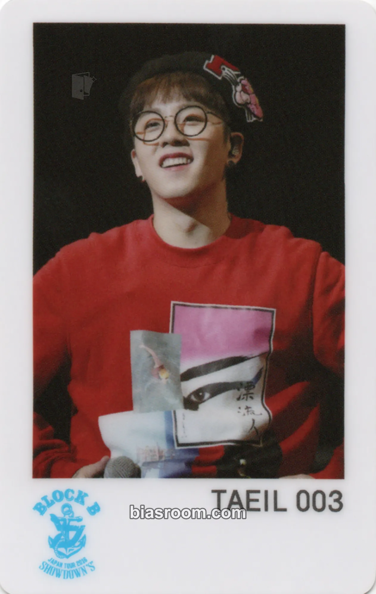 Taeil Block B 2016 LIVE TOUR ~SHOWDOWN 'S'~ Photocard - Block B - Block B K-pop photocard