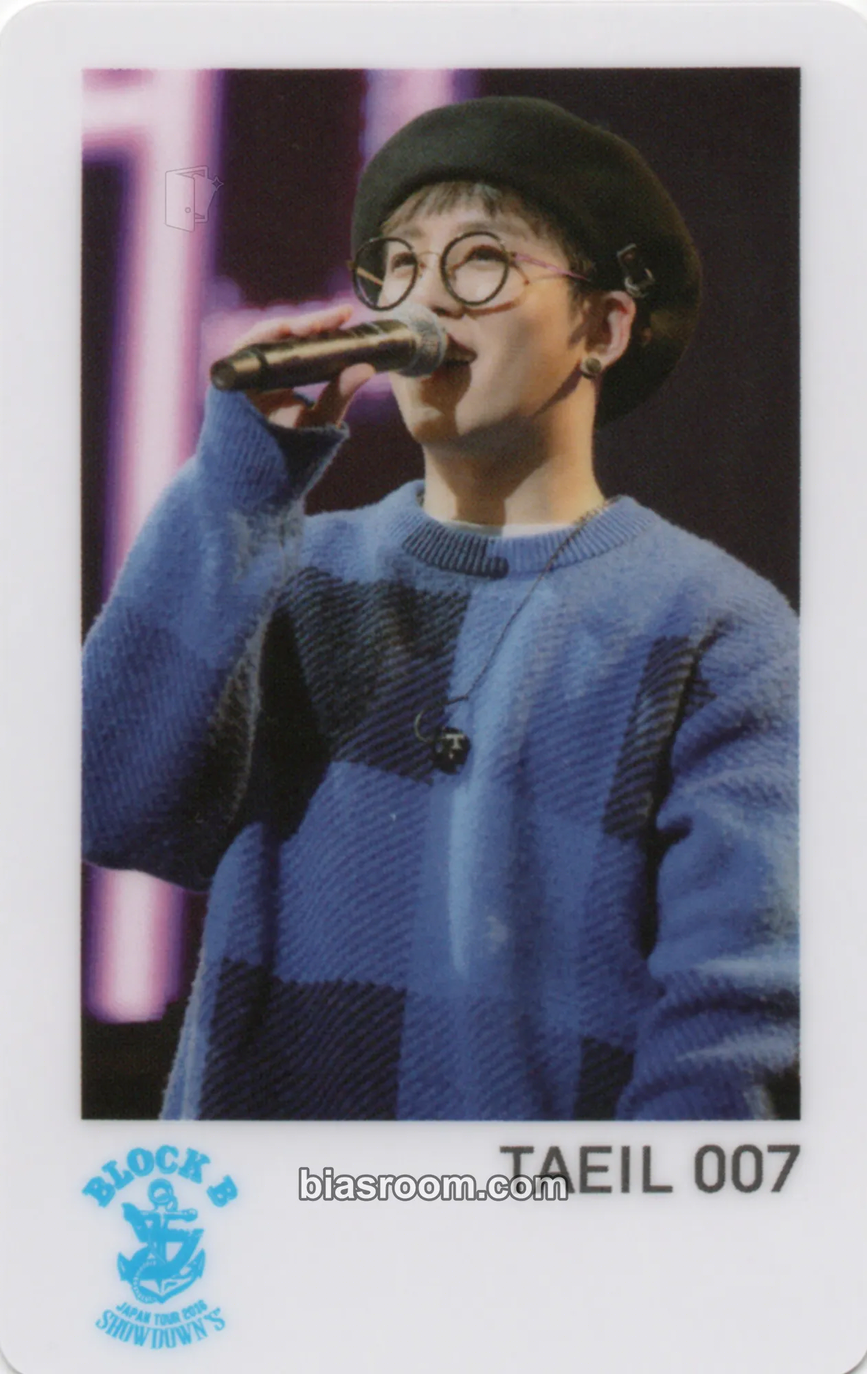 Taeil Block B 2016 LIVE TOUR ~SHOWDOWN 'S'~ Photocard - Block B - Block B K-pop photocard
