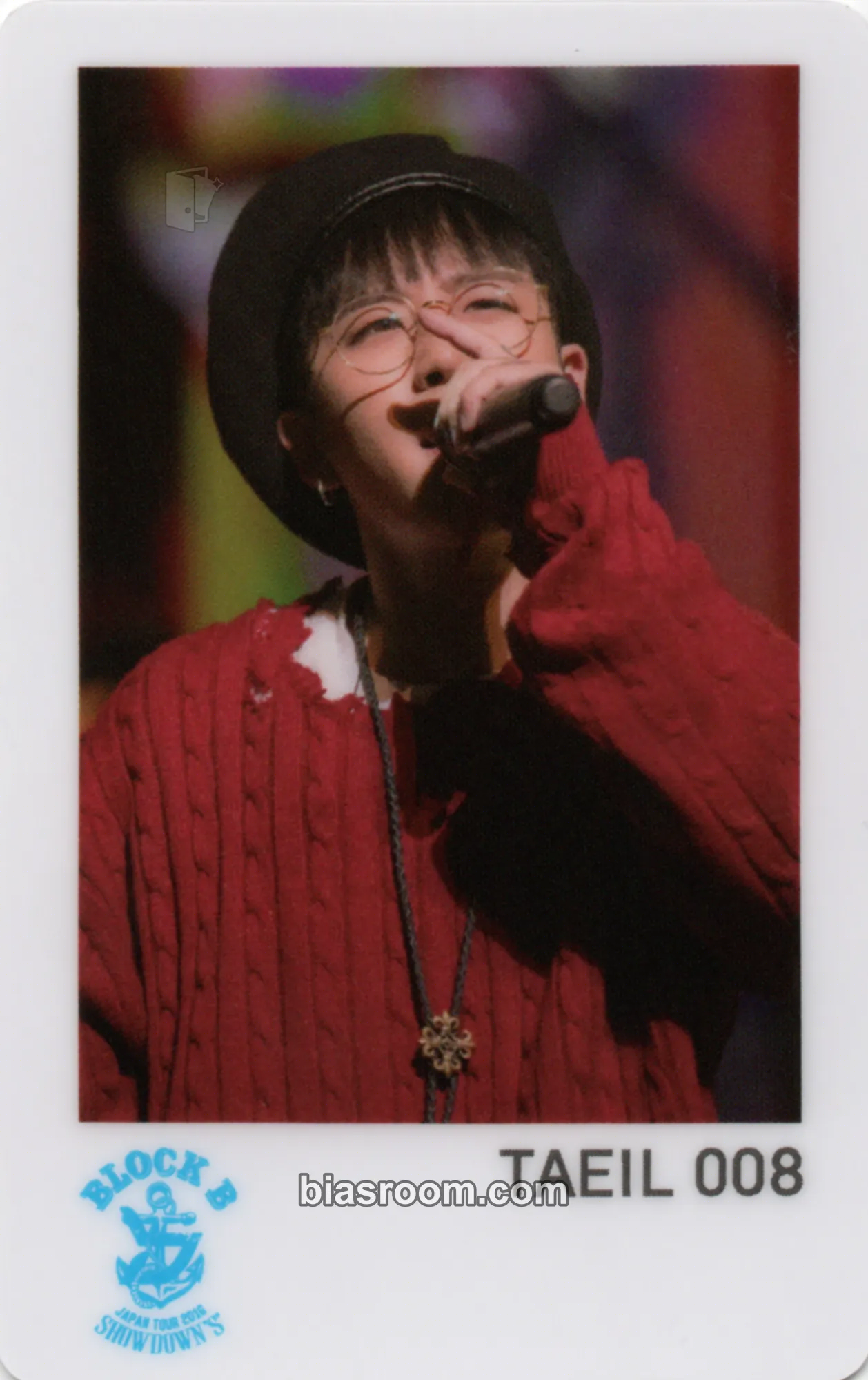 Taeil Block B 2016 LIVE TOUR ~SHOWDOWN 'S'~ Photocard - Block B - Block B K-pop photocard