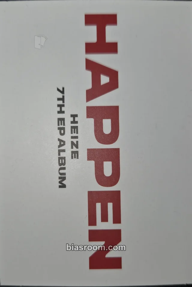 Heize - Heize - HAPPEN Album sticker album inclusion