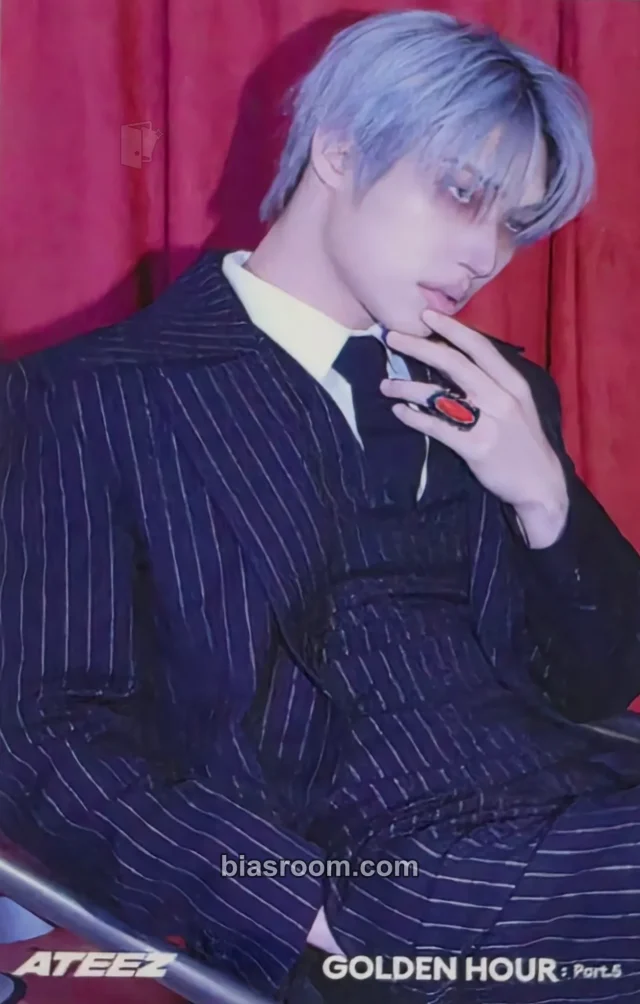 ATEEZ - Mingi - GOLDEN HOUR : Part.5 Album sticker rakuten pob (pre-order benefit)