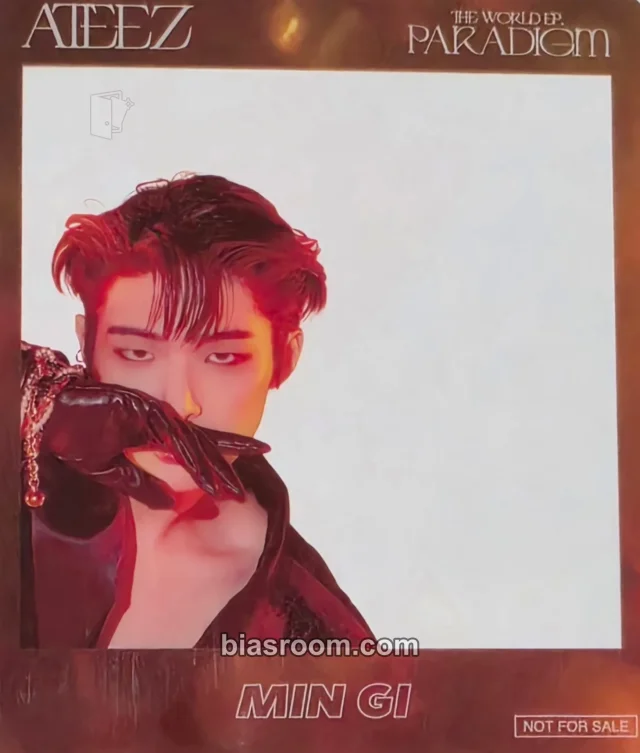 ATEEZ - Mingi - THE WORLD EP.PARADIGM Album transparent/translucent rakuten pob (pre-order benefit)