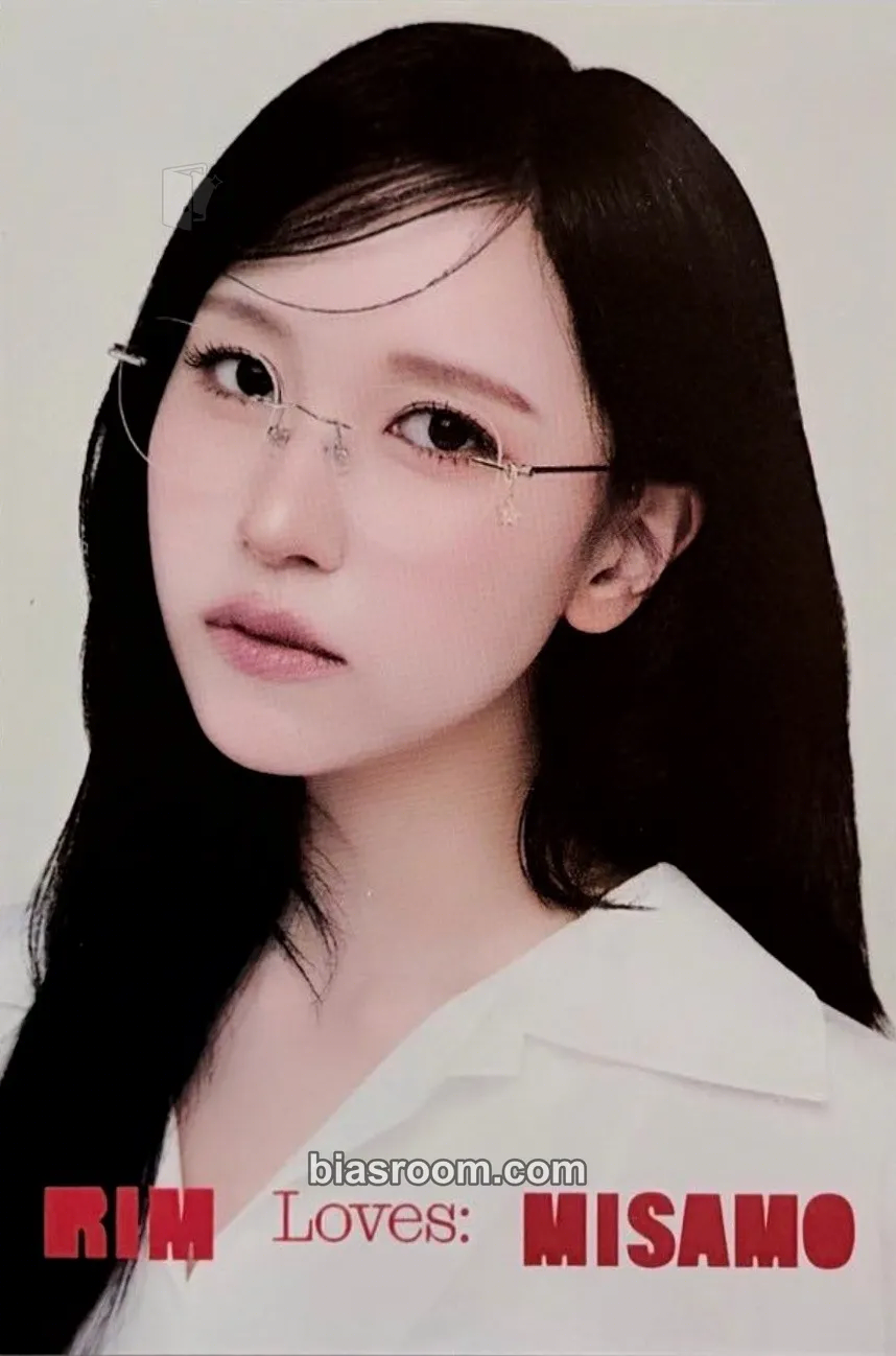 Mina MISAMO x RIN by JINS Photocard - TWICE - TWICE K-pop photocard