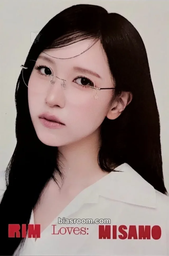 TWICE - Mina - MISAMO x RIN by JINS Other sticker card photocard set purchase benefit brand collaboration jins
