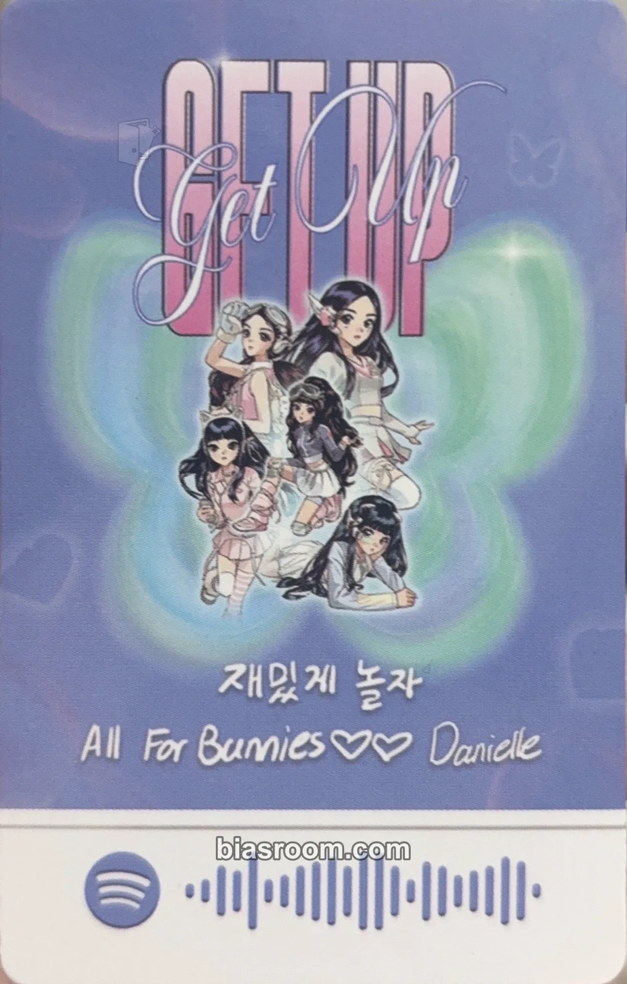 Spotify Bunnyland Pop-Up Photocard - NewJeans - NewJeans K-pop photocard