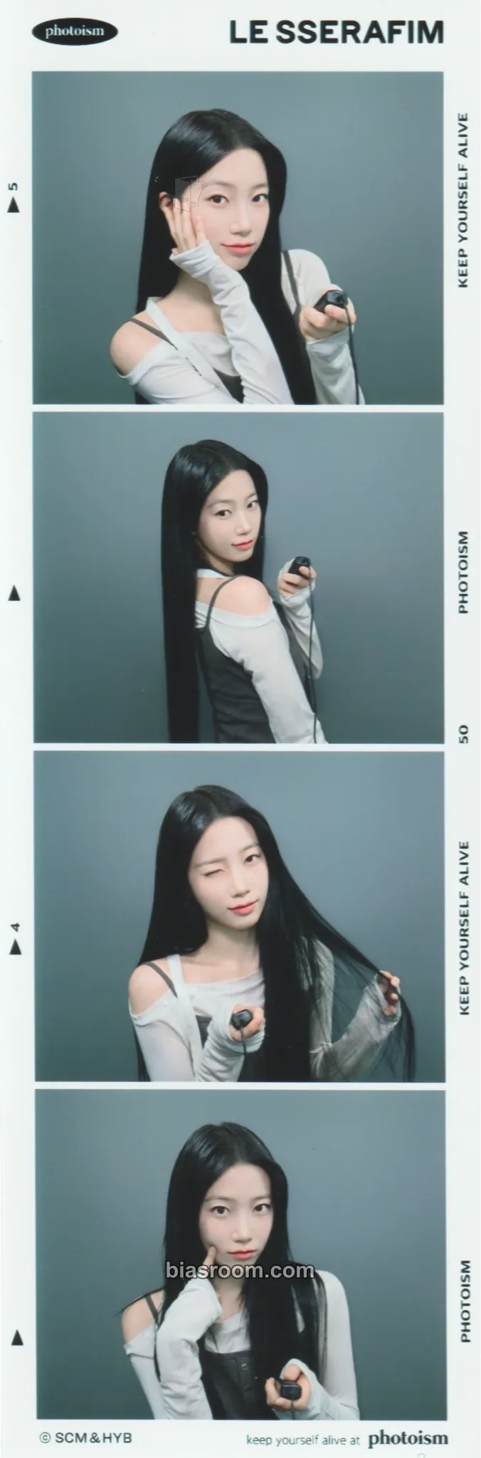 Kazuha PHOTOISM x Le Sserafim Photocard - LE SSERAFIM - LE SSERAFIM K-pop photocard