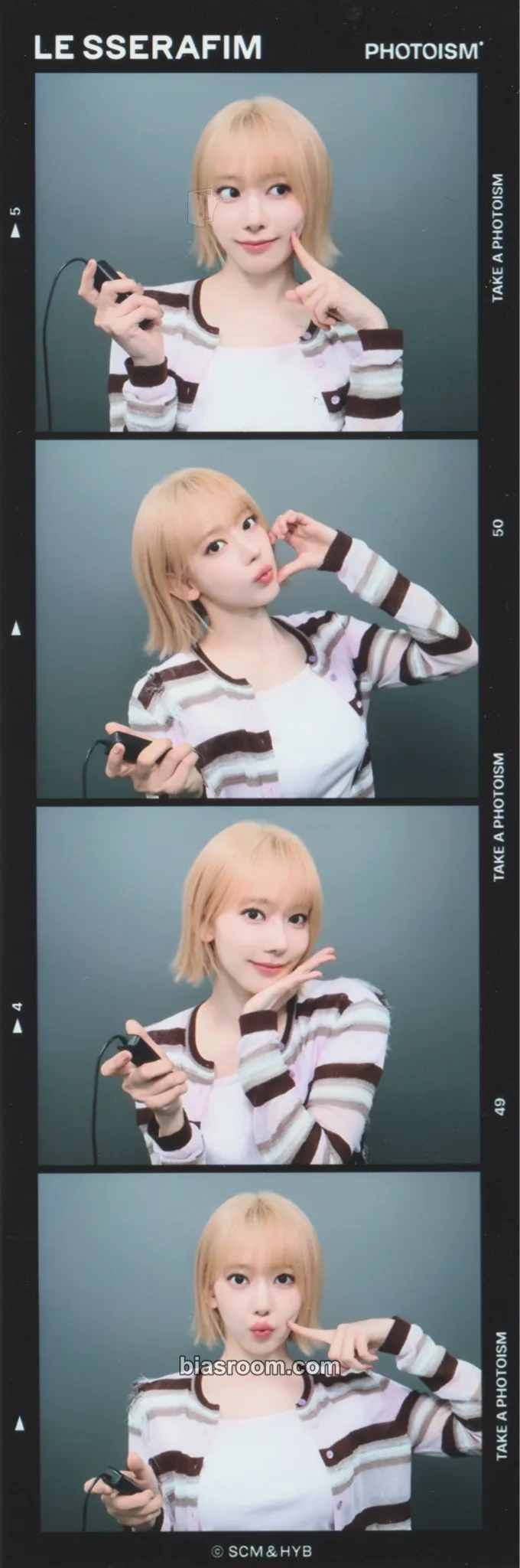 Sakura PHOTOISM x Le Sserafim Photocard - LE SSERAFIM - LE SSERAFIM K-pop photocard