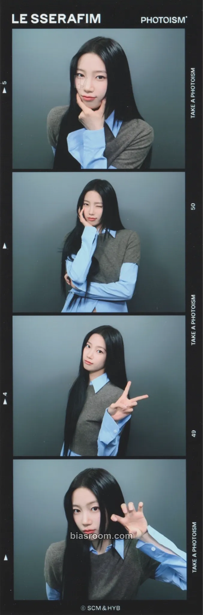 Kazuha PHOTOISM x Le Sserafim Photocard - LE SSERAFIM - LE SSERAFIM K-pop photocard