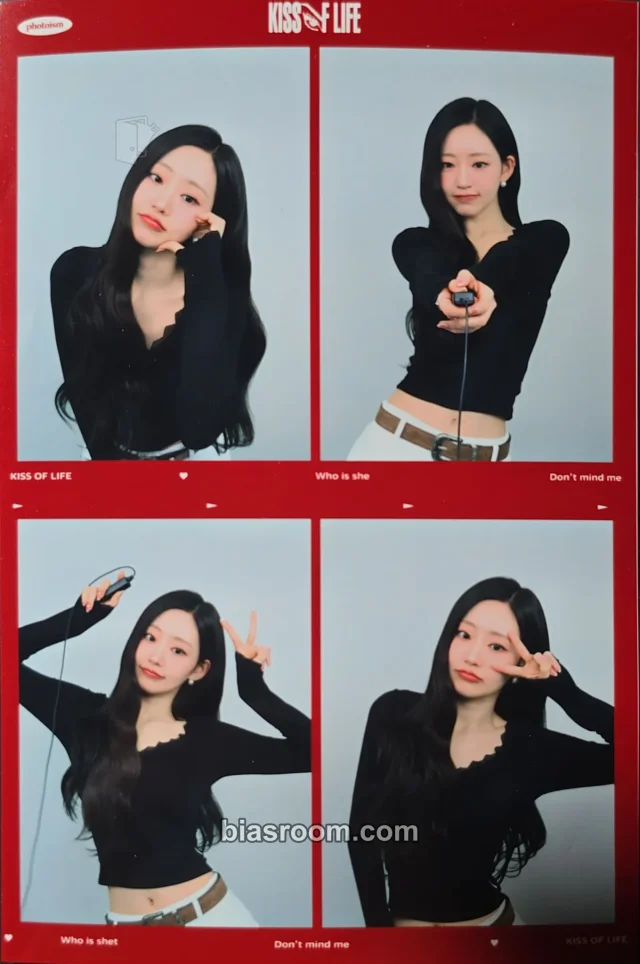 KISS OF LIFE - Julie - KISS OF LIFE X PHOTOISM (Who is she?) Event 4 cut photo brand collaboration