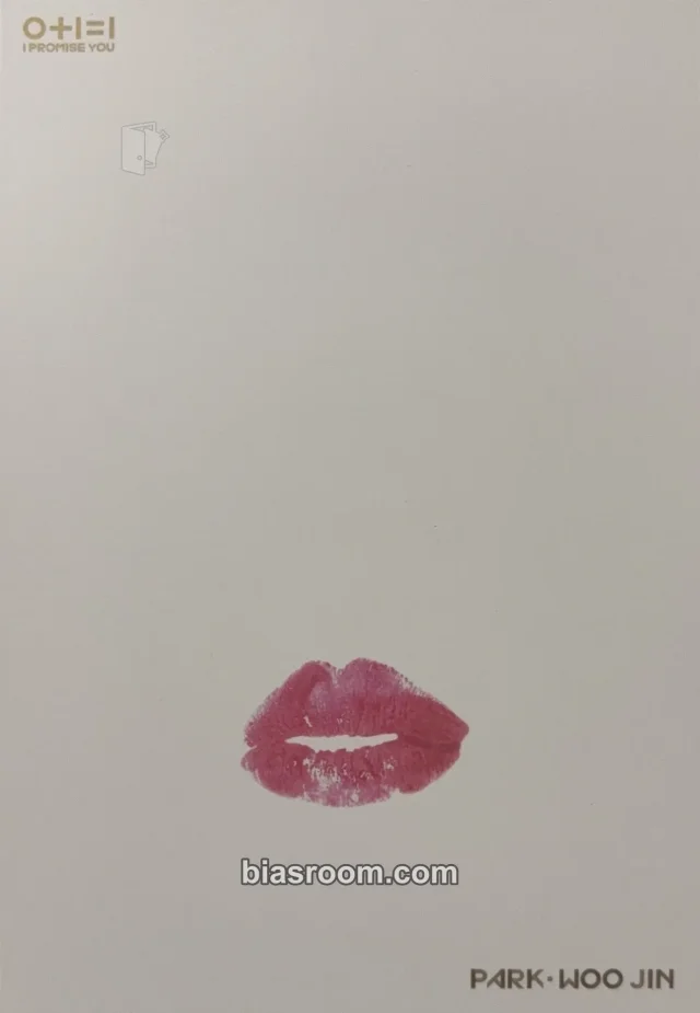 Wanna One - Woojin - 0+1=1 (I Promise You) Album album inclusion md version postcard