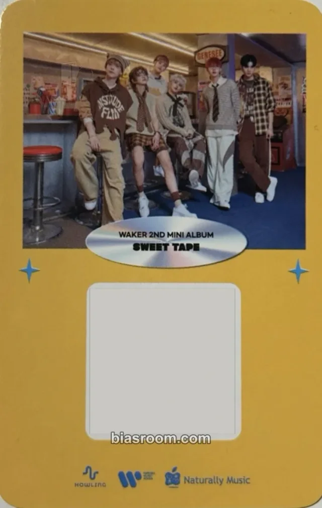 WAKER - Sweet Tape Album qr card rising card album version chocolate version album inclusion