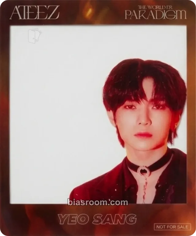 ATEEZ - Yeosang - THE WORLD EP.PARADIGM Album rakuten pob (pre-order benefit) transparent/translucent
