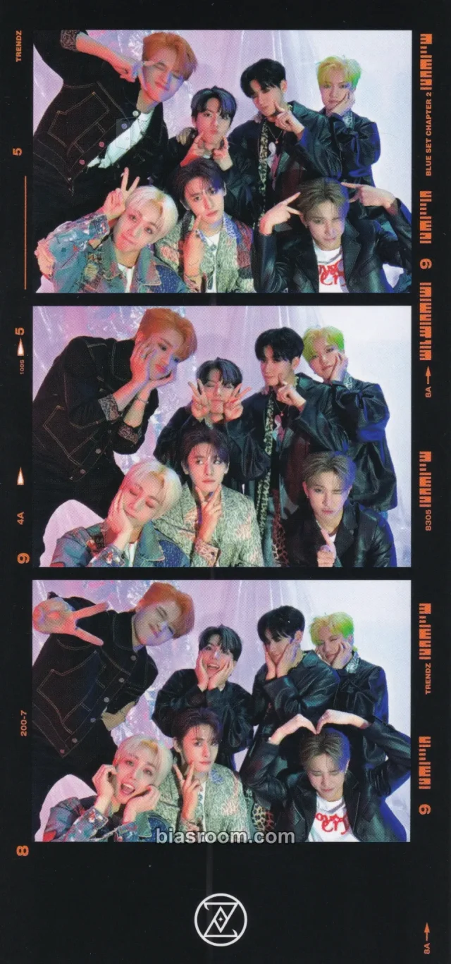 TRENDZ - BLUE SET Chapter 2. CHOICE Album album inclusion photo strip