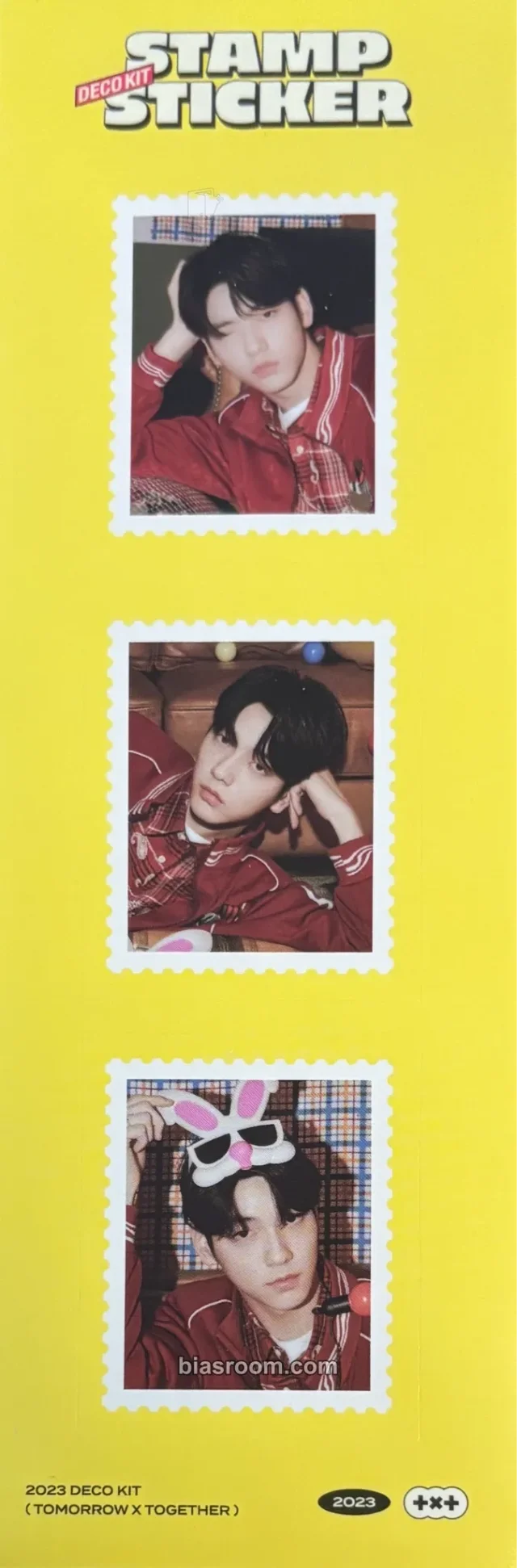 TOMORROW X TOGETHER - Soobin - Deco Kit 2023 Other sticker sheet kit inclusion postage stamp
