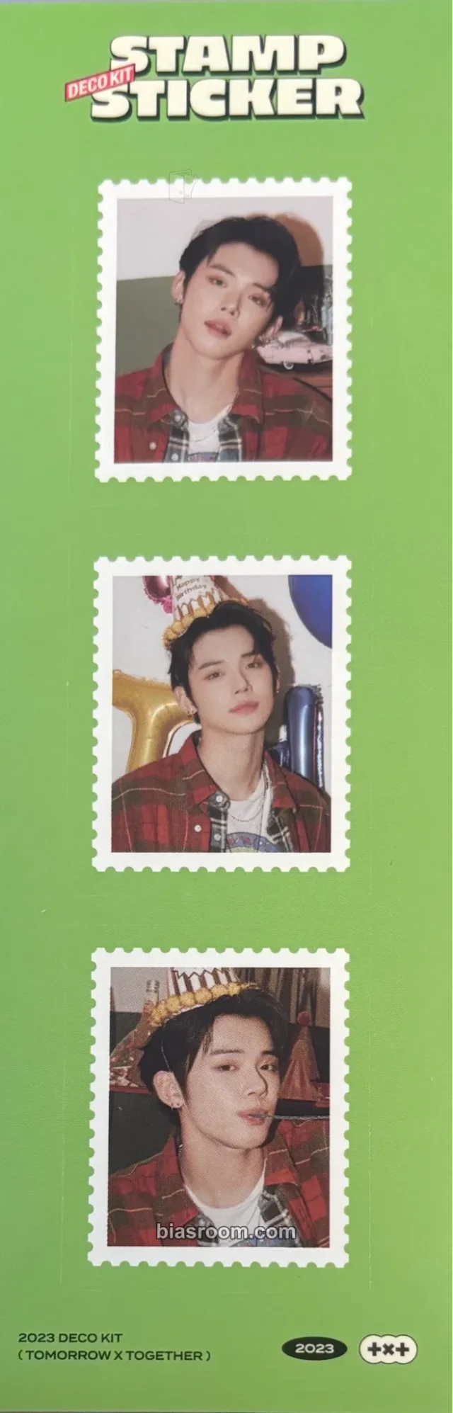 TOMORROW X TOGETHER - Yeonjun - Deco Kit 2023 Other kit inclusion sticker sheet postage stamp