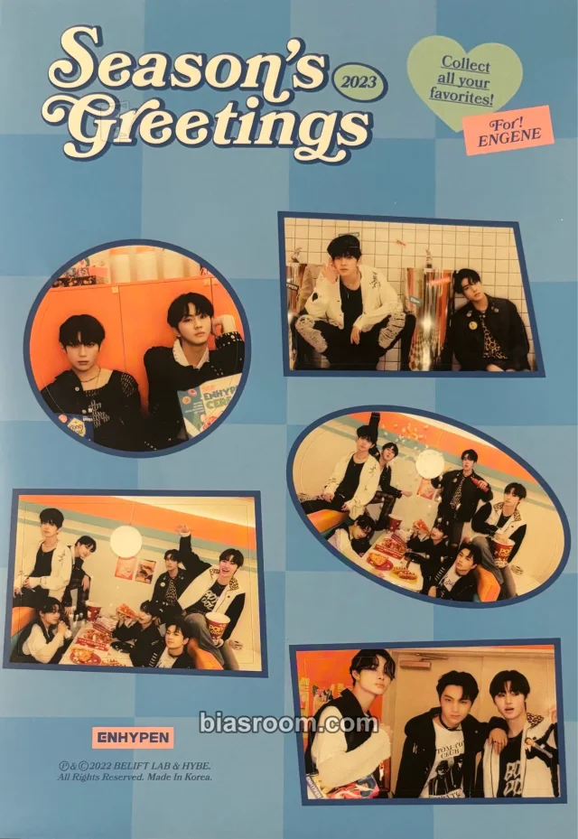 ENHYPEN - Other sticker sheet kit inclusion season's greetings