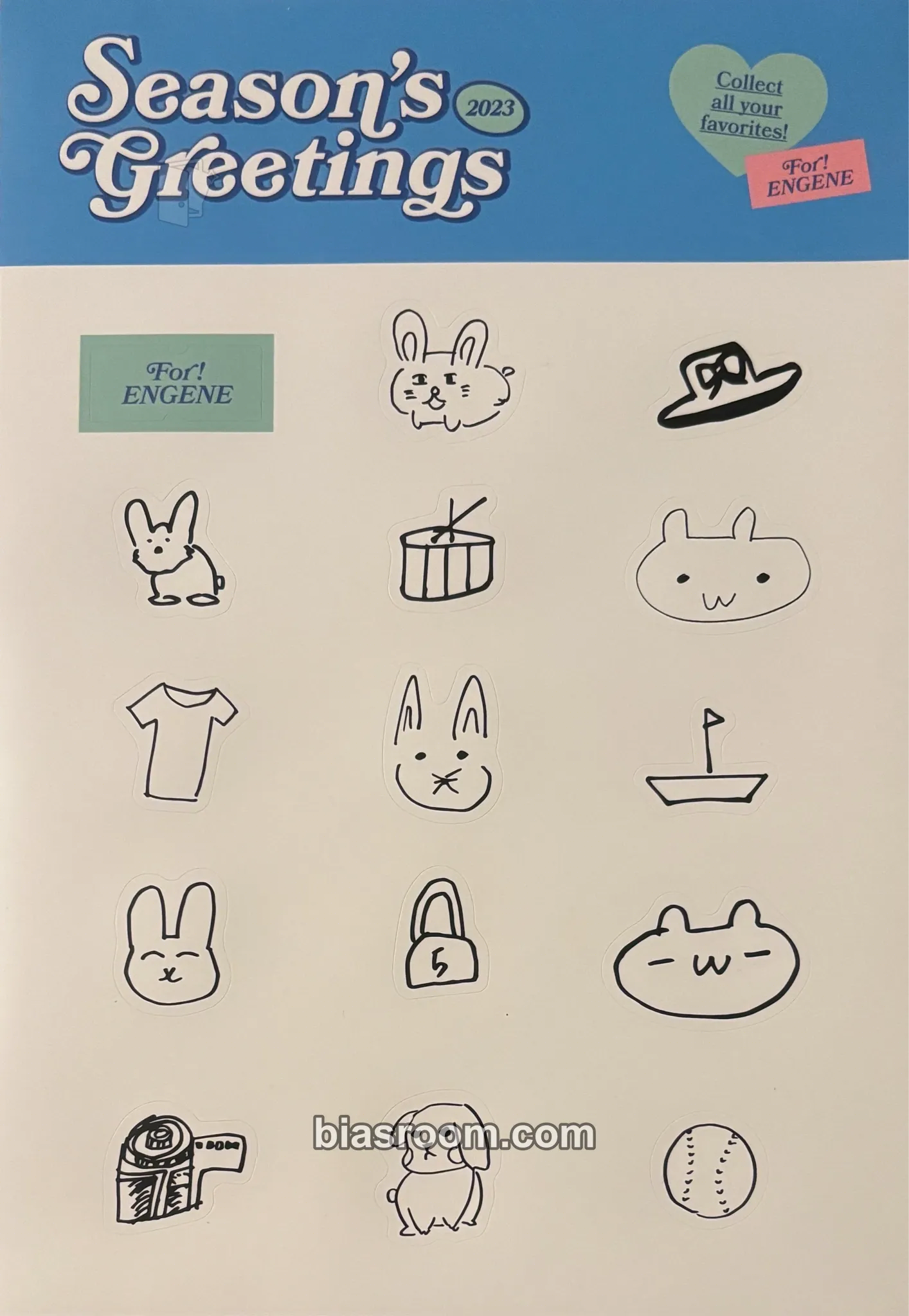 2023 Season's Greetings Photocard - ENHYPEN - ENHYPEN K-pop photocard