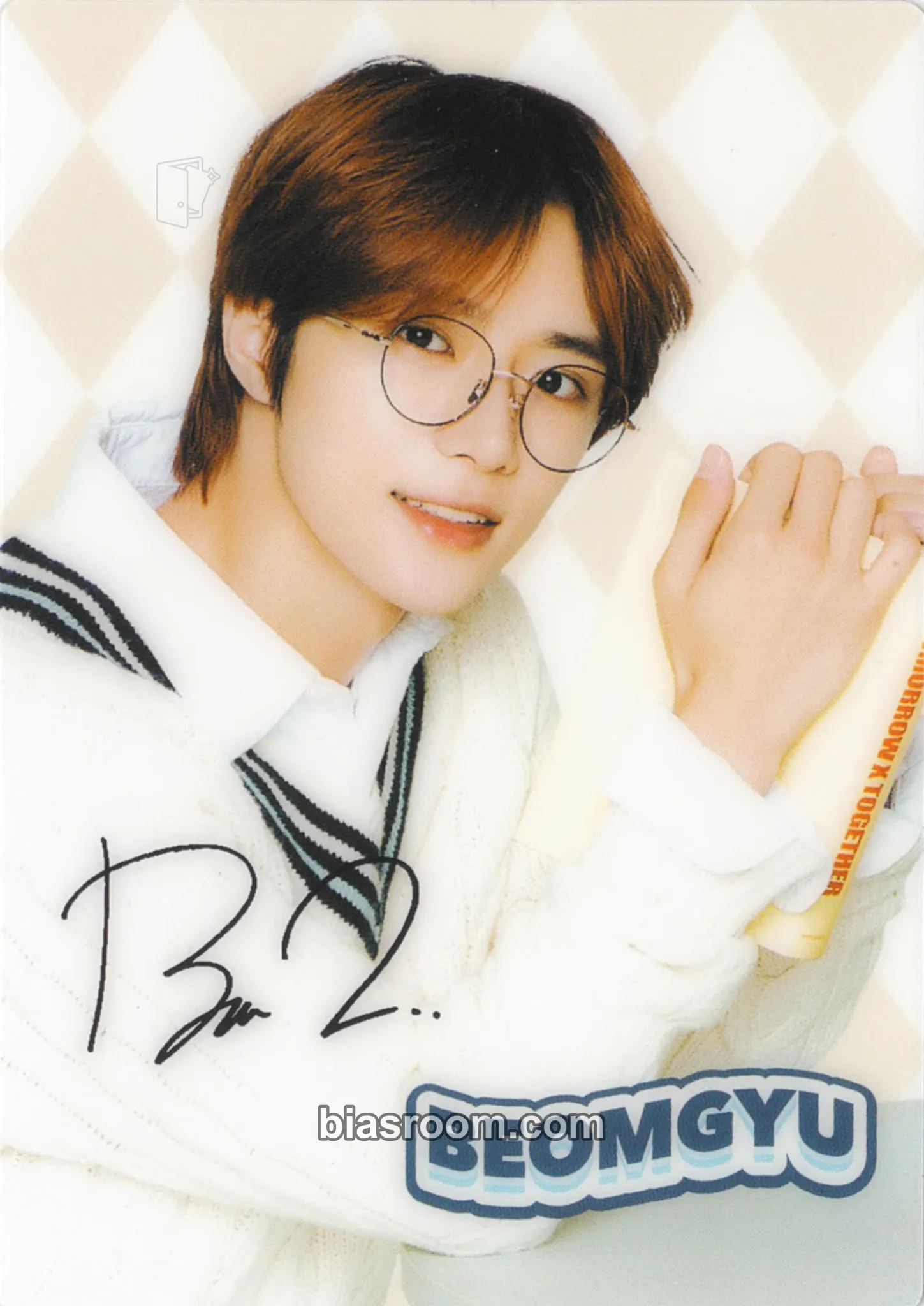Beomgyu Japan Café Photocard - TOMORROW X TOGETHER - TOMORROW X TOGETHER K-pop photocard