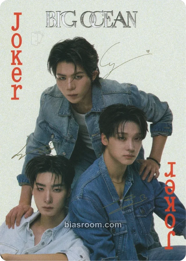 Big Ocean - Other playing card photocard set