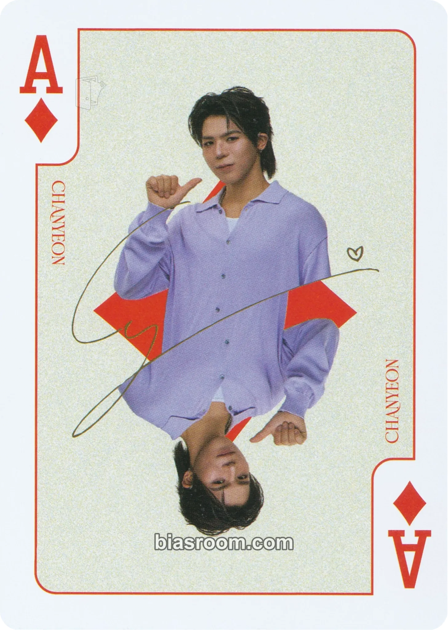Chanyeon Playing Cards Photocard - Big Ocean - Big Ocean K-pop photocard