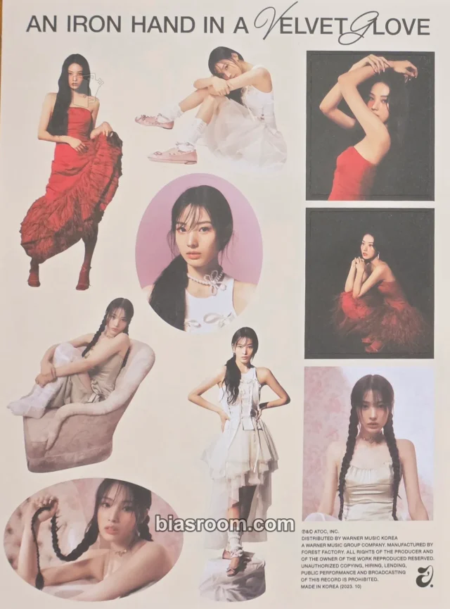 Jini - Jini - An Iron Hand In A Velvet Glove Album sticker velvet glove version album inclusion
