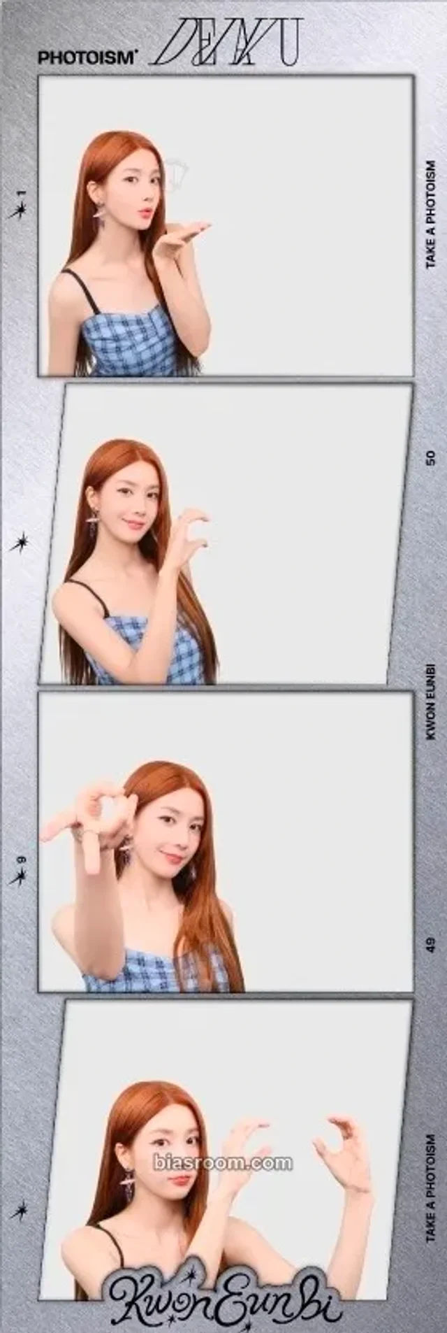 Kwon Eunbi - Kwon Eunbi - DEJAVU Album photoism photo strip 4 cut photo