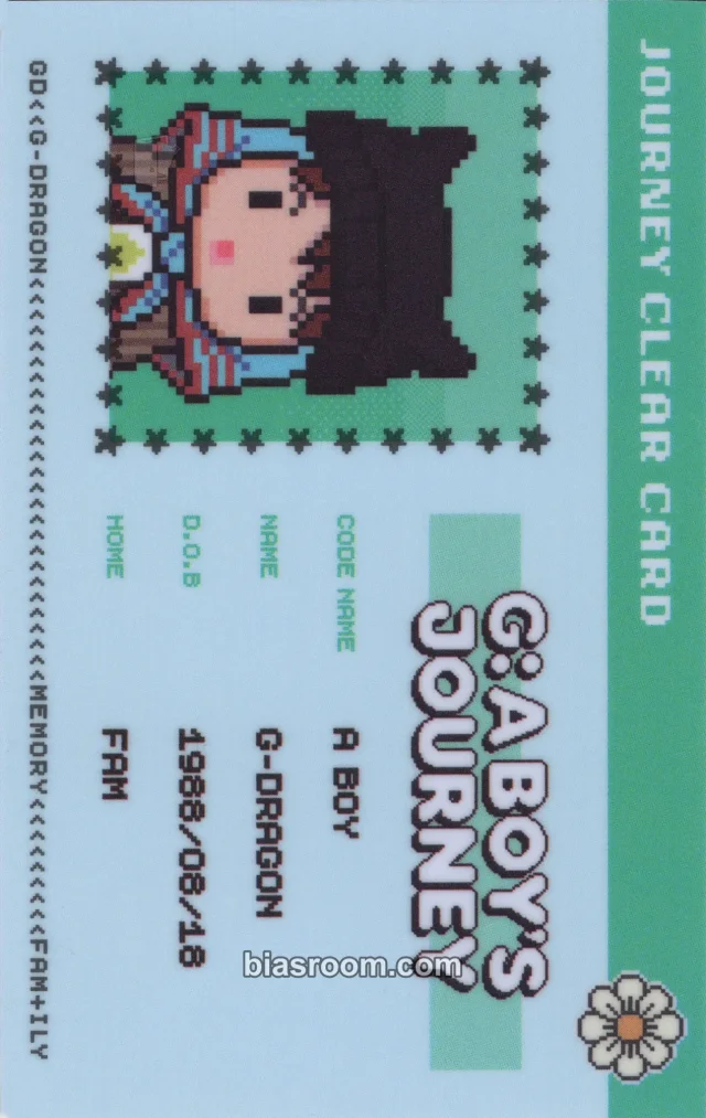 G-Dragon - G-Dragon - G: A BOY'S JOURNEY Event pop-up fanclub/membership