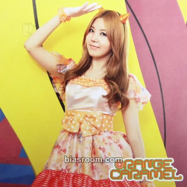 After School - Raina - My Sweet Devil (Orange Caramel) Album jacket card album inclusion