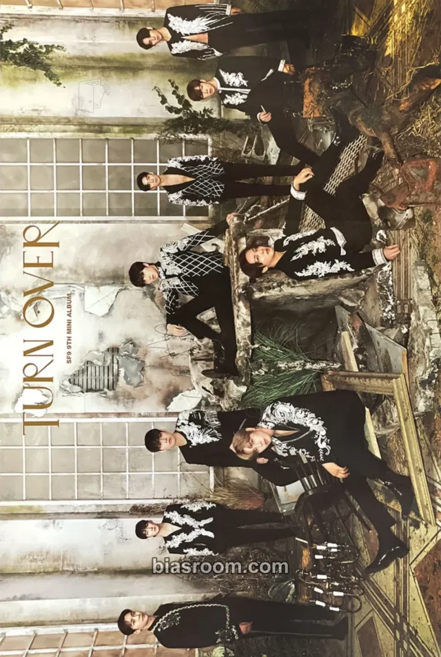 SF9 - TURN OVER Album version 9 pob (pre-order benefit) poster