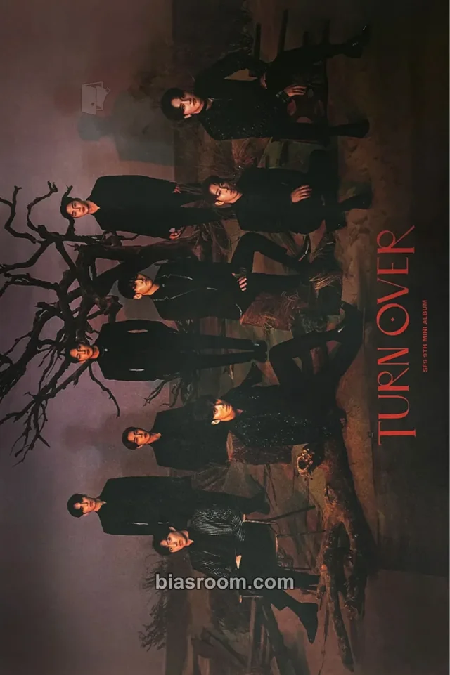 SF9 - TURN OVER Album F version poster album inclusion first press only