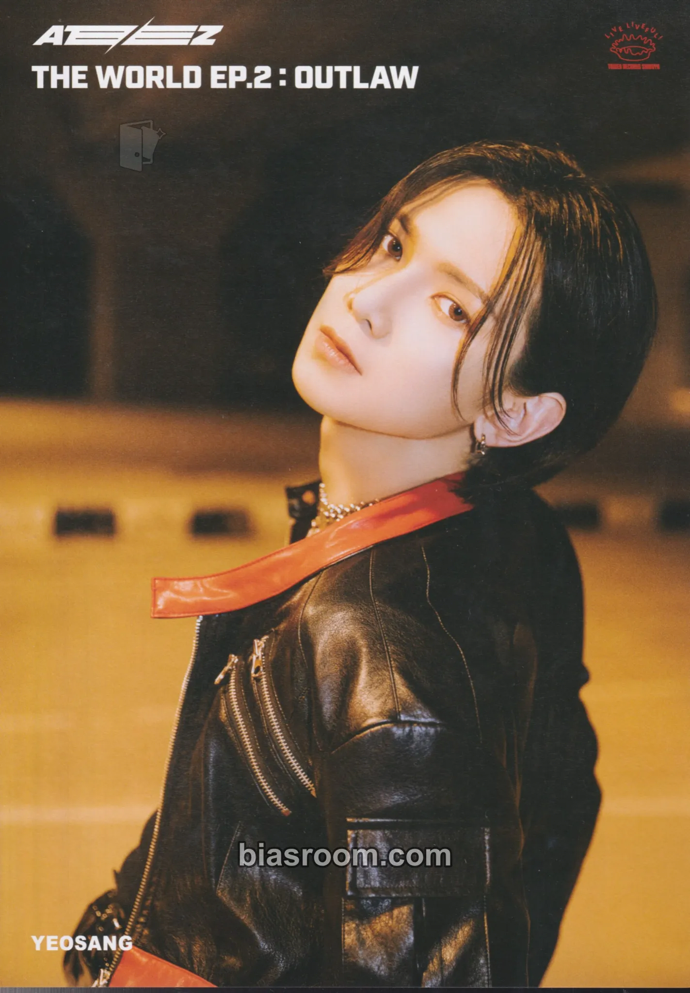 Yeosang THE WORLD EP.2 : OUTLAW Photocard - ATEEZ - ATEEZ K-pop photocard