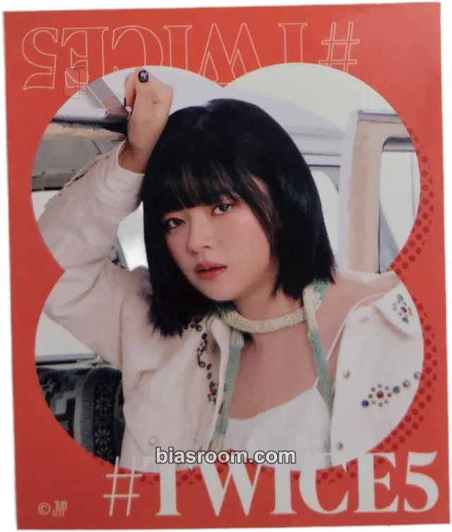 TWICE - Jeongyeon - #TWICE5 Album sticker japan benefit