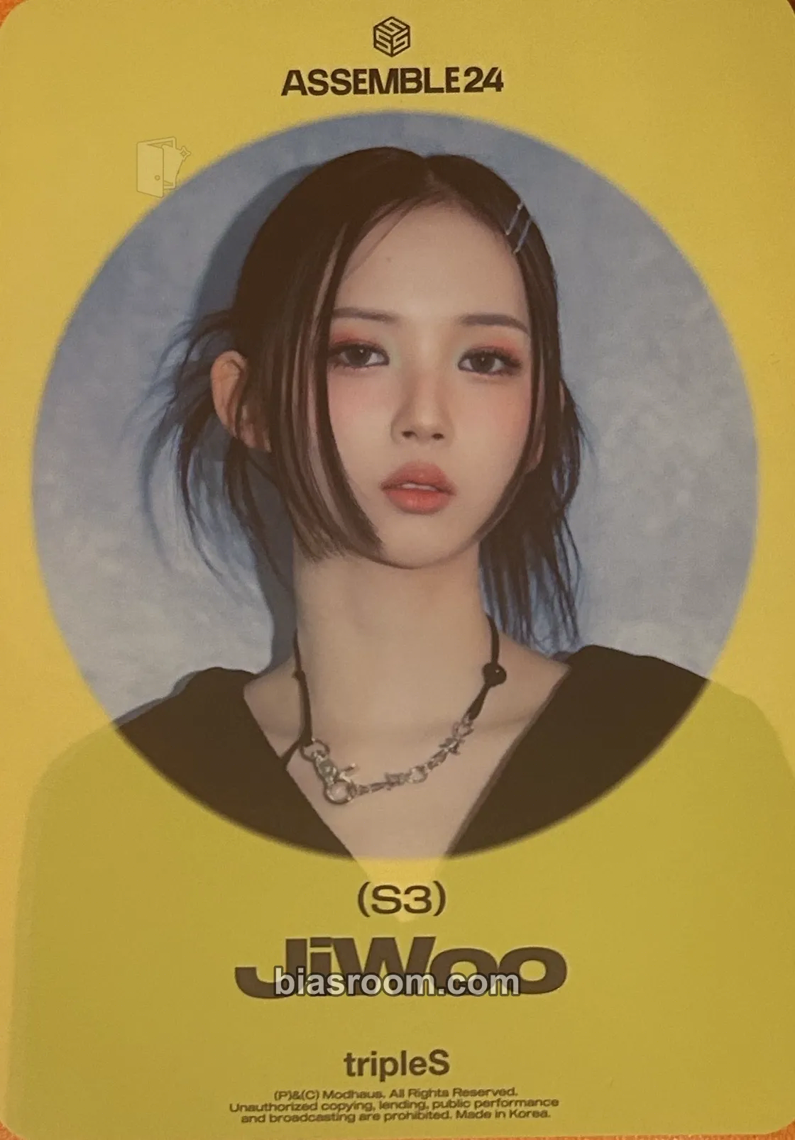 Jiwoo Assemble24 Photocard - tripleS - tripleS K-pop photocard