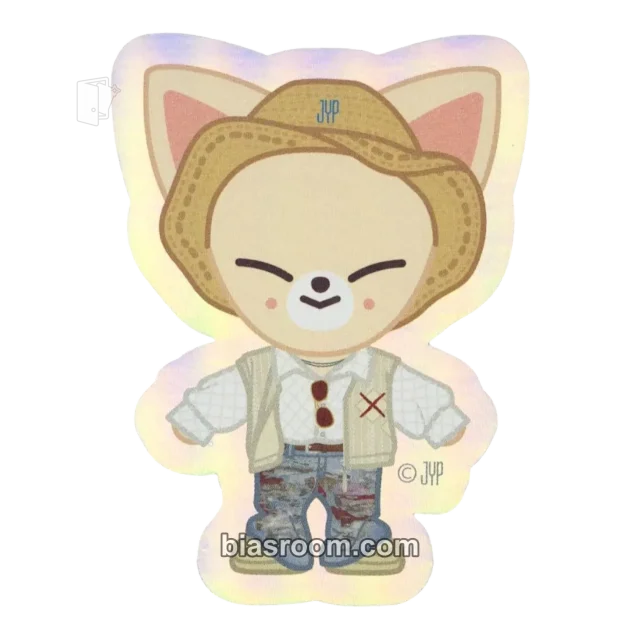 Stray Kids - I.N - JYP JAPAN POPUP STORE 2023 Event merch inclusion sticker character version holographic (hologram)