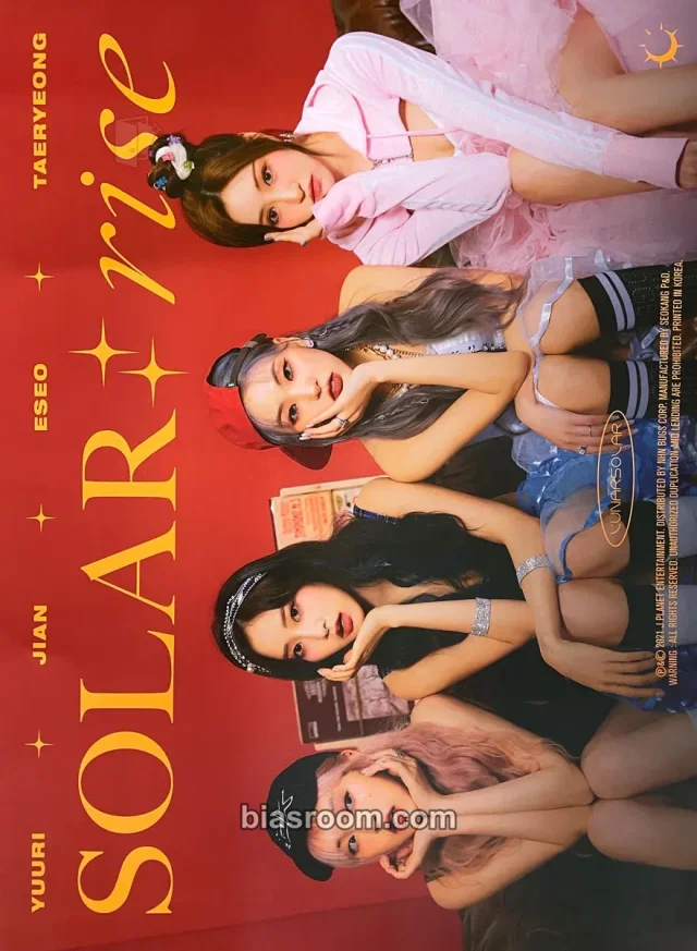 LUNARSOLAR - SOLAR: rise Album poster pob (pre-order benefit)