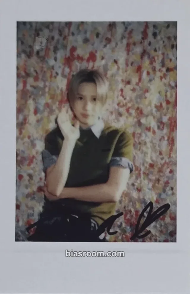 Taemin - Taemin - PHASE 1: Soft Violence Album apple music lucky draw (LD) polaroid printed signature