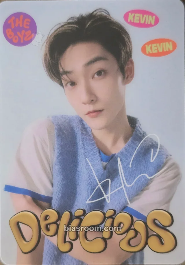 THE BOYZ - Kevin - Delicious Album japan benefit pvc card