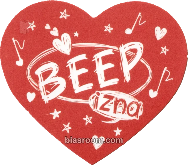 izna - BEEP Album heart card qr card album inclusion
