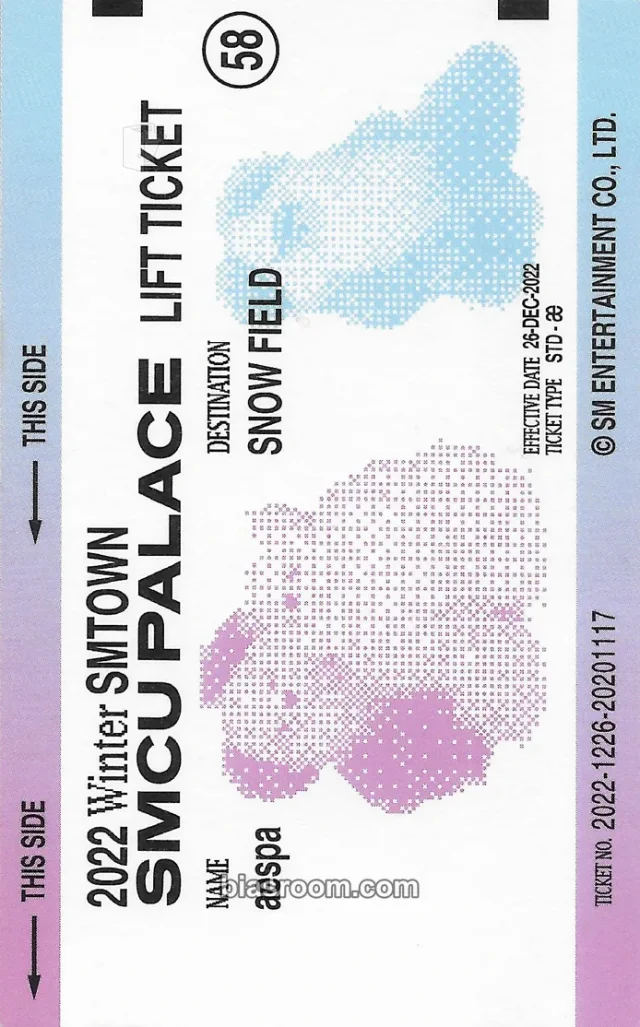 aespa 2022 Winter SMTOWN: SMCU PALACE K-pop photocard