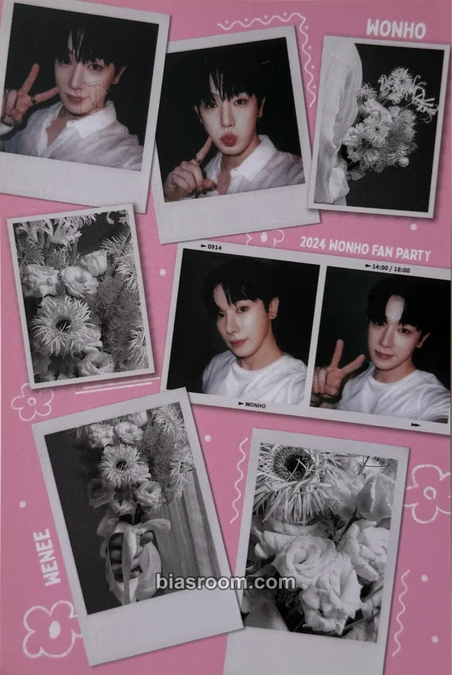 Wonho - Wonho - 2024 Wonho Fan party: 'Welcome back, Wenee' SK Event special gift/benefit postcard