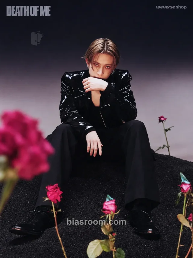 EVAN - Evan (Heeseung) - DEATH OF ME Album weverse global shop (wvg) pob (pre-order benefit) poster