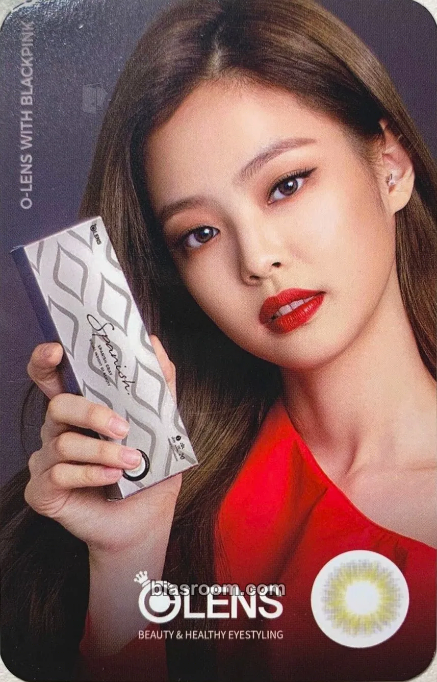 Jennie BLACKPINK x Olens Photocard - BLACKPINK - BLACKPINK K-pop photocard