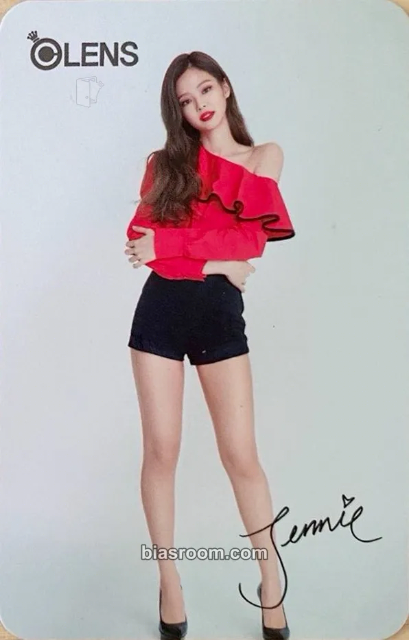 Jennie BLACKPINK x Olens Photocard - BLACKPINK - BLACKPINK K-pop photocard